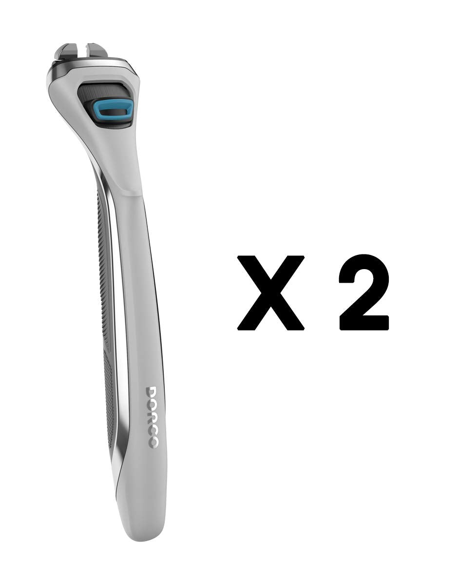 DORCO handle side profile demonstrating balanced weight and reach