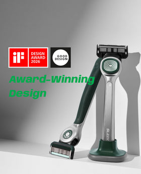 DORCO sleek scale comparison handle showing compact size and premium weight balance