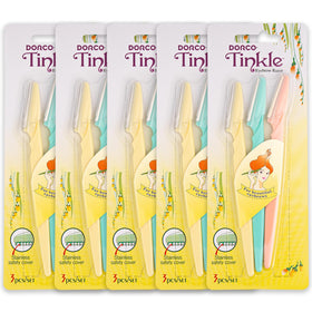 DORCO Tinkle front packaging showing five packs, clear supply for grooming