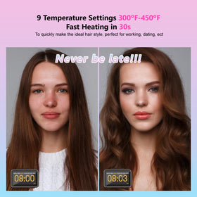 DORISILK styling in use straightening hair for fast smooth results