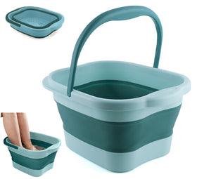 DoroSun front view showing folded and expanded tub for easy storage benefit