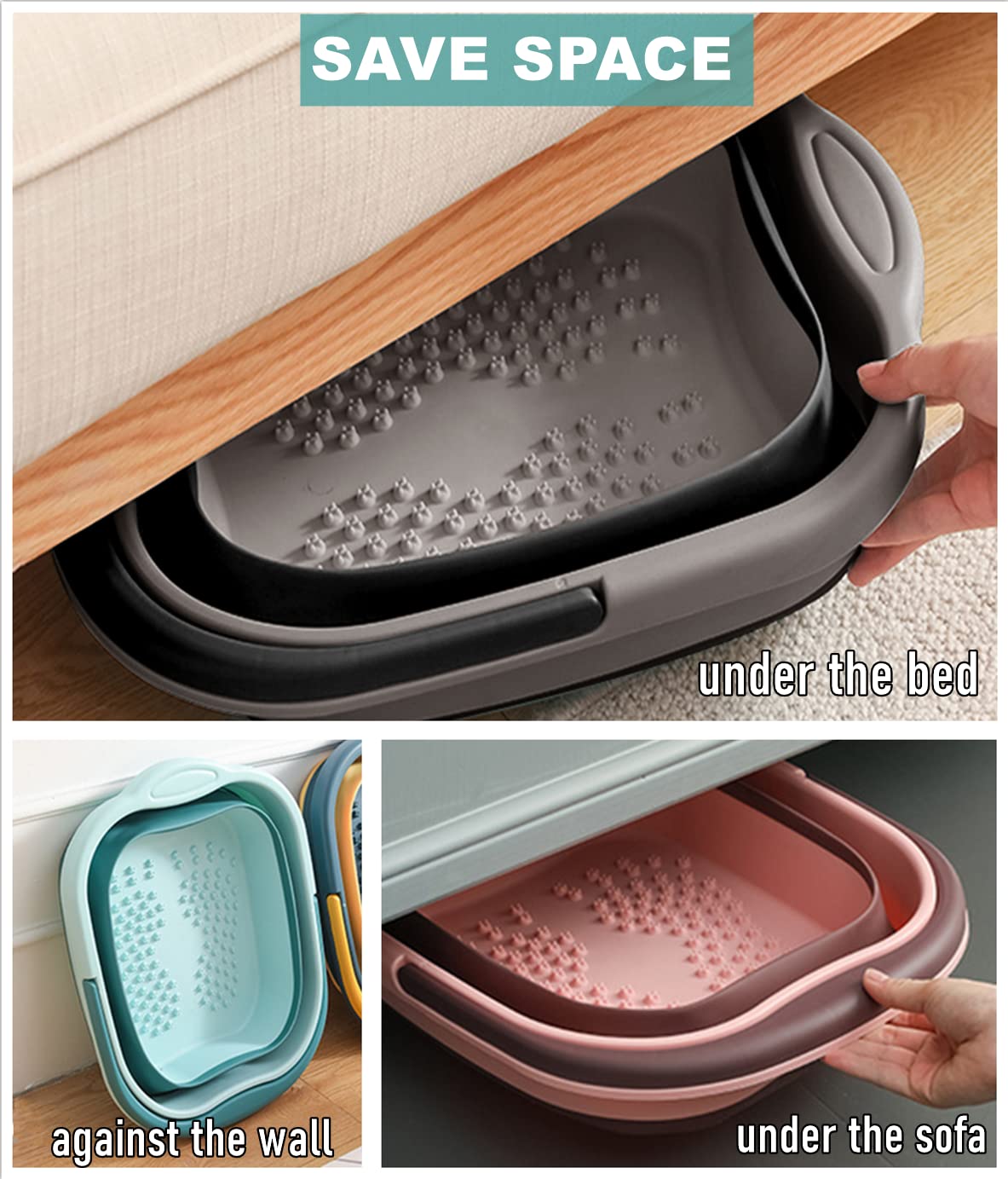 DoroSun side profile with sturdy handle for carrying filled water conveniently