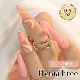 Double Rhythm 15ml label and volume marking showing exact size for travel and salon convenience