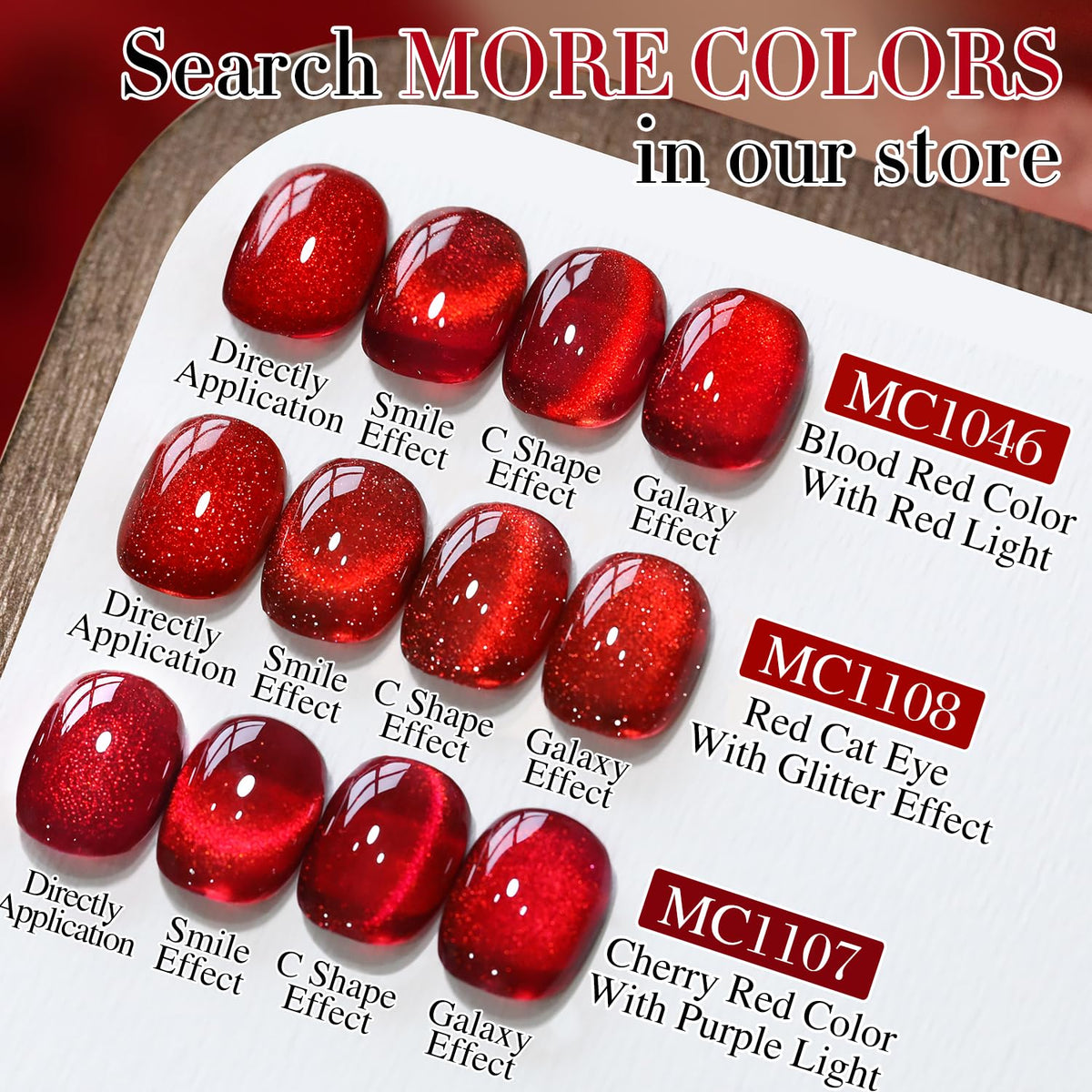 Double Rhythm brush stroke of blood red polish demonstrating smooth application and rich pigment
