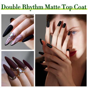Double Rhythm bottle cap and brush close-up for precise application and easy control