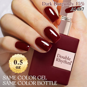 Double Rhythm bottle label detail highlighting 15ml size and clear ingredient info benefit