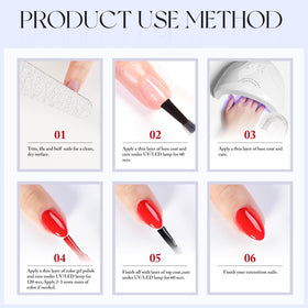 Double Rhythm bottle with base and top coats showing complete system benefit