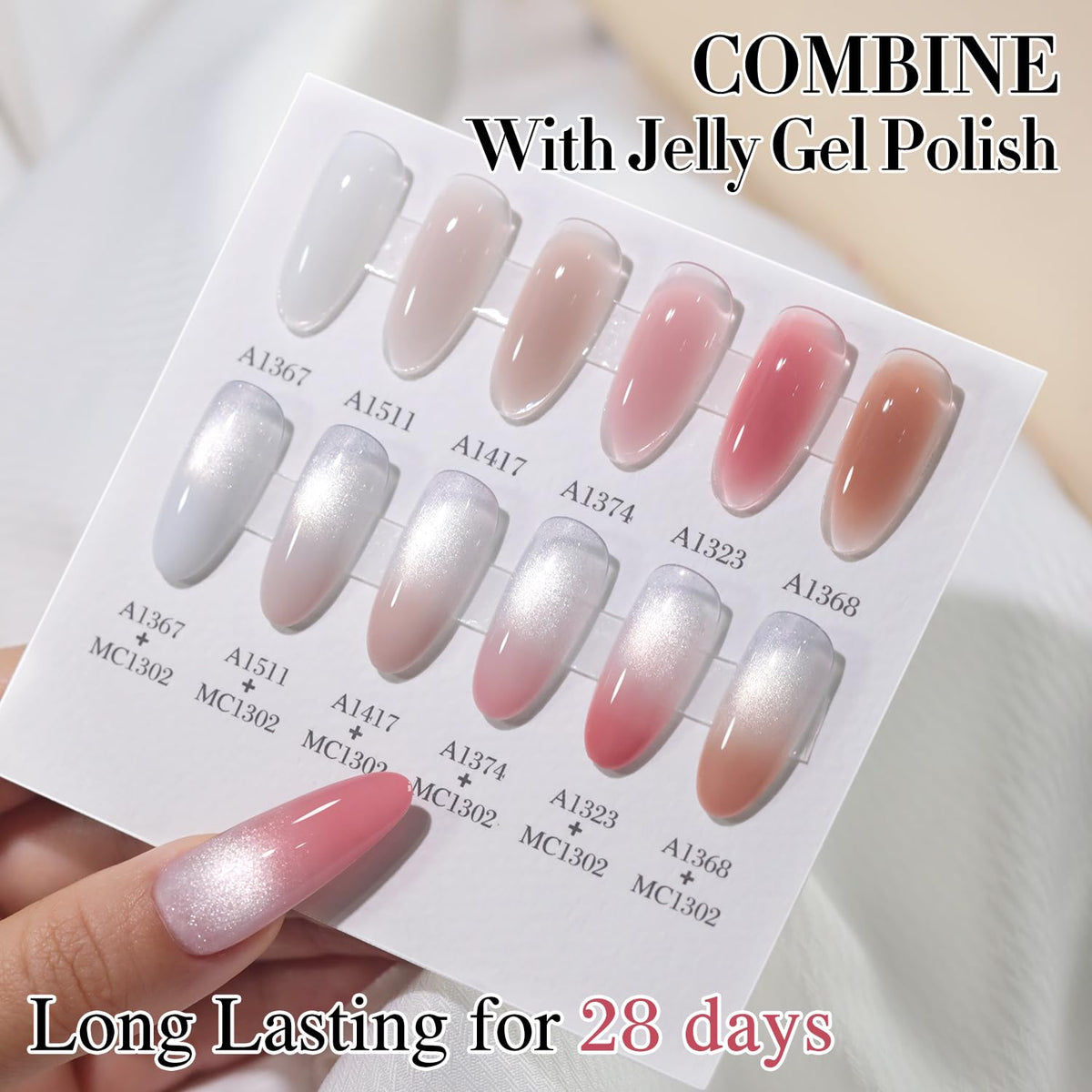 Double Rhythm bottle beside LED lamp setup showing curing process for durable glossy finish