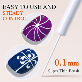 Double Rhythm close-up of precision tip demonstrating accurate line control for fine details