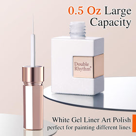 Double Rhythm brush stroke texture showing smooth metallic chrome payoff and reflective finish