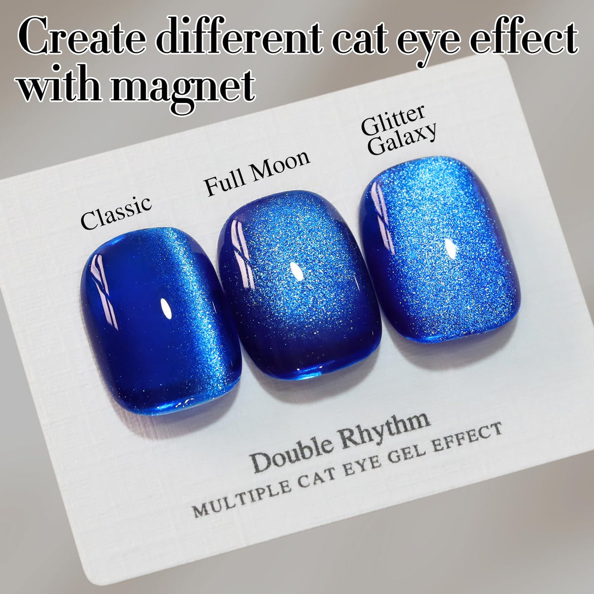 Double Rhythm brush applying polish for smooth coverage and precise control