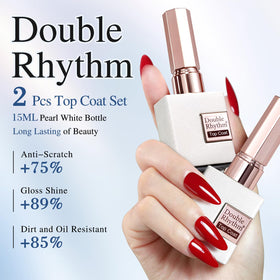 Double Rhythm brush detail demonstrating smooth, even application benefit