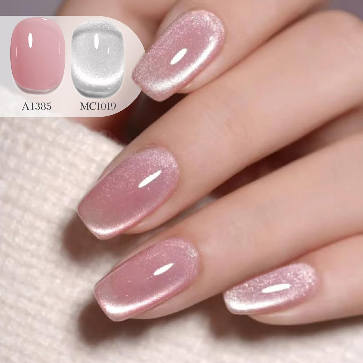 Double Rhythm brush stroke texture of polish highlighting smooth application and shimmer