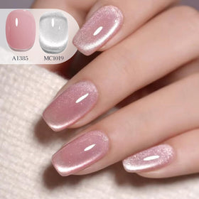 Double Rhythm brush stroke texture of polish highlighting smooth application and shimmer