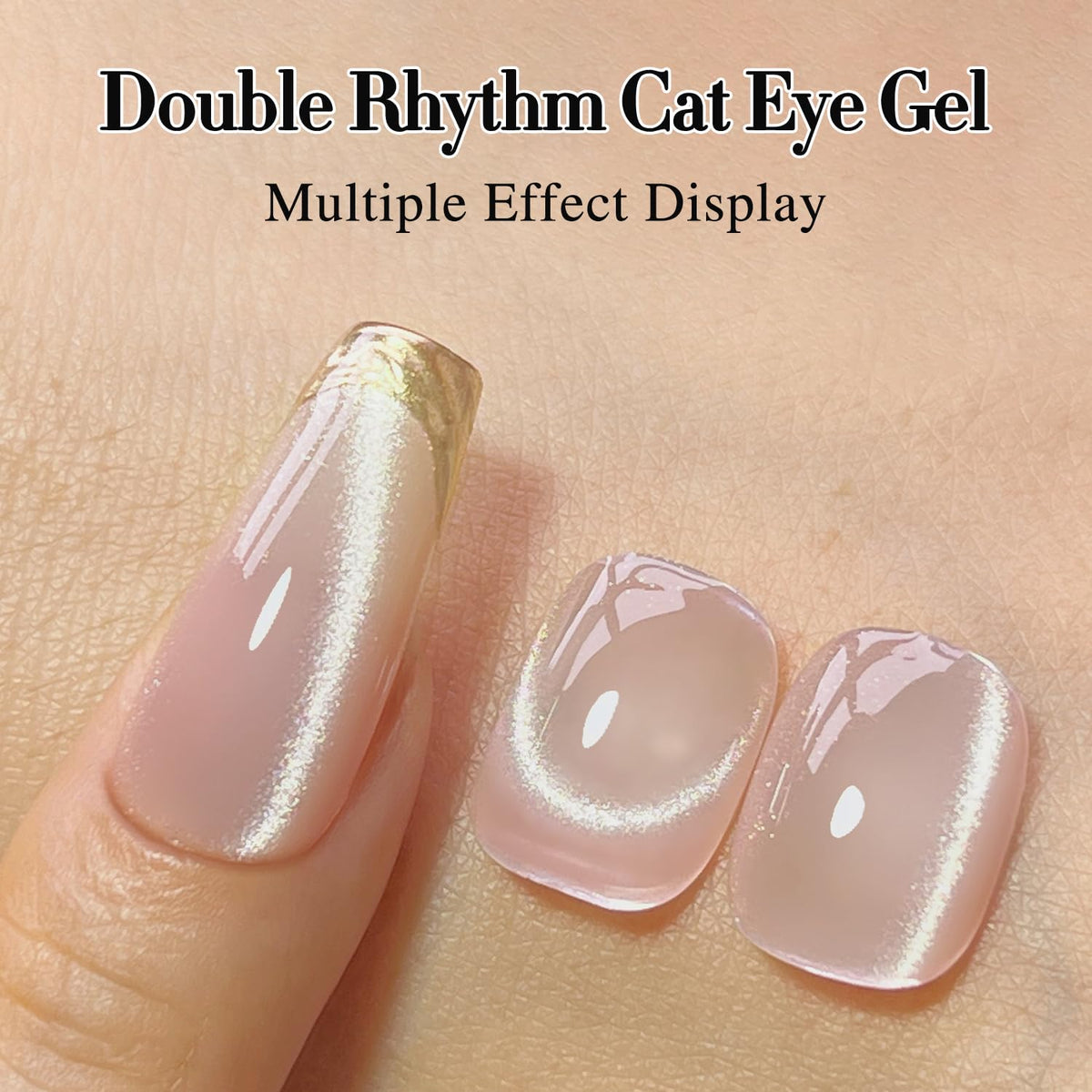 Double Rhythm brush stroke texture displaying smooth, high-pigment gel finish