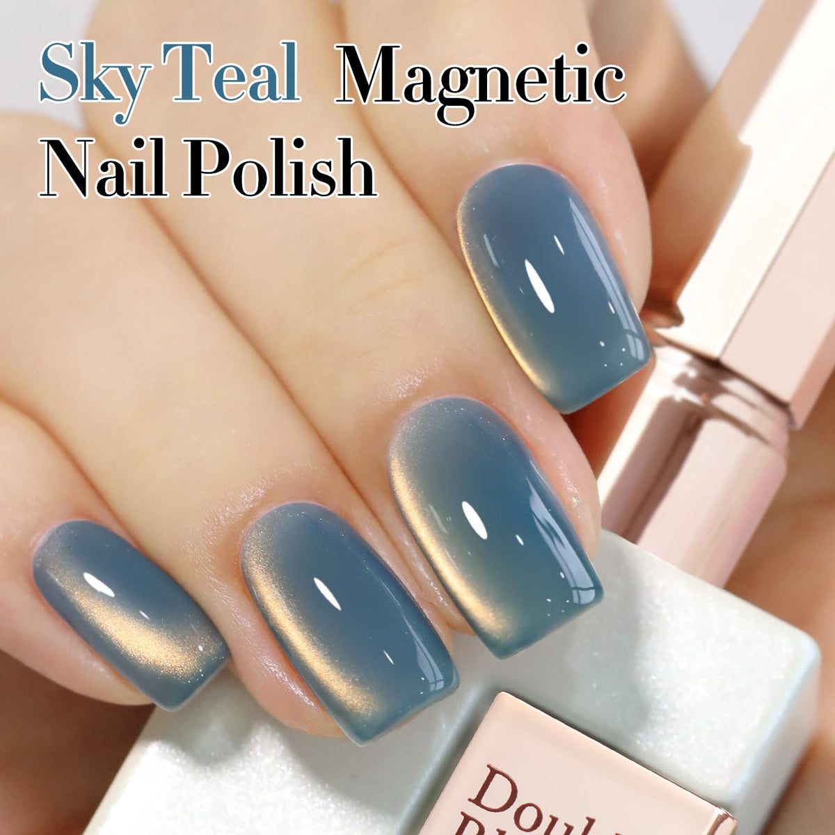 Double Rhythm brush close-up revealing smooth gel texture for even application