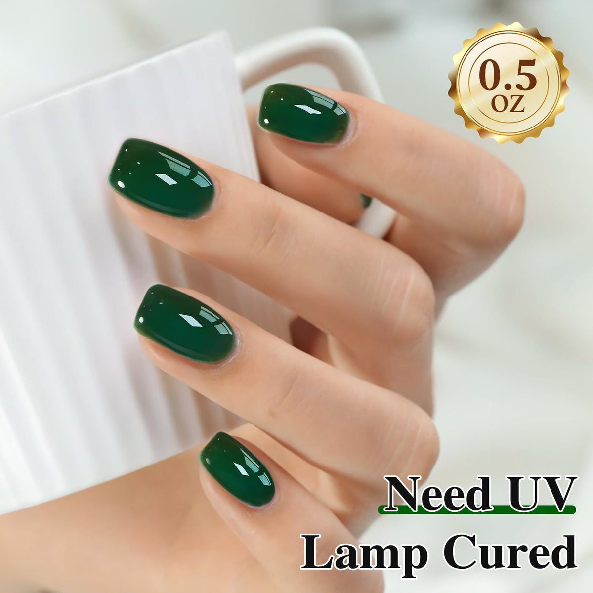 Double Rhythm brush stroke of gel polish showing smooth application benefit