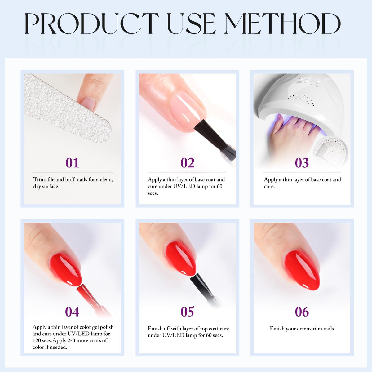 Double Rhythm lifestyle vanity shot showing ready-to-use at-home manicure