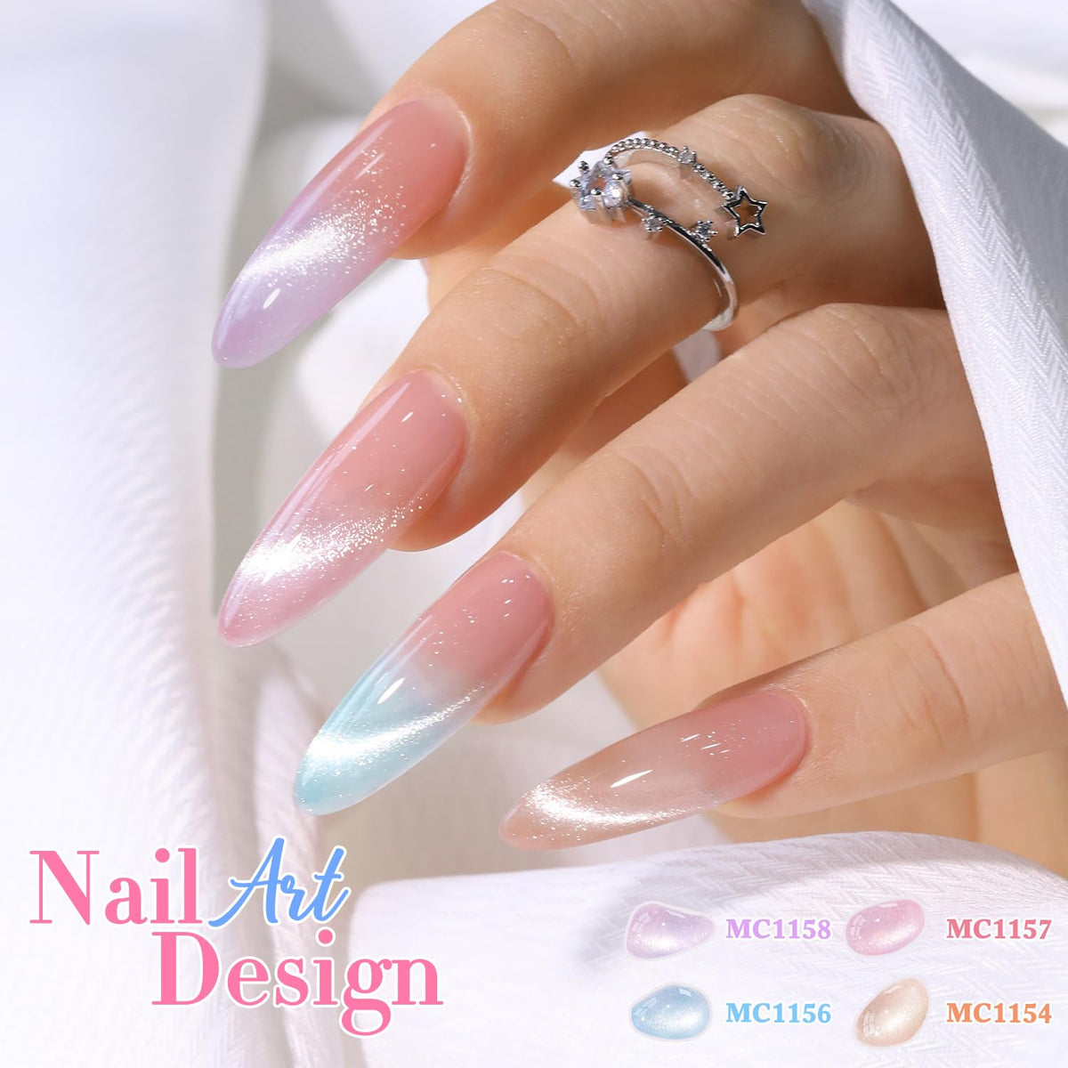 Double Rhythm finished manicure lifestyle shot highlighting glossy wear