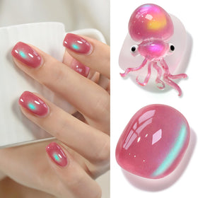 Double Rhythm front bottle showing holographic jelly color and volume benefit