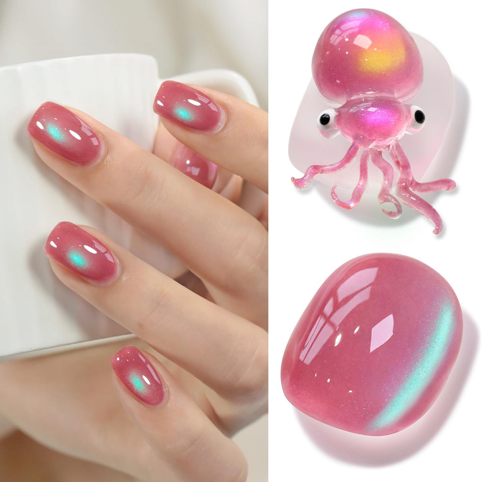 Double Rhythm front bottle showing holographic jelly color and volume benefit