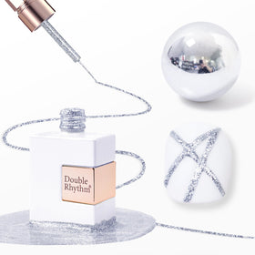 Double Rhythm front label showing bronze mirror shade and 15ml size, clear benefit branding