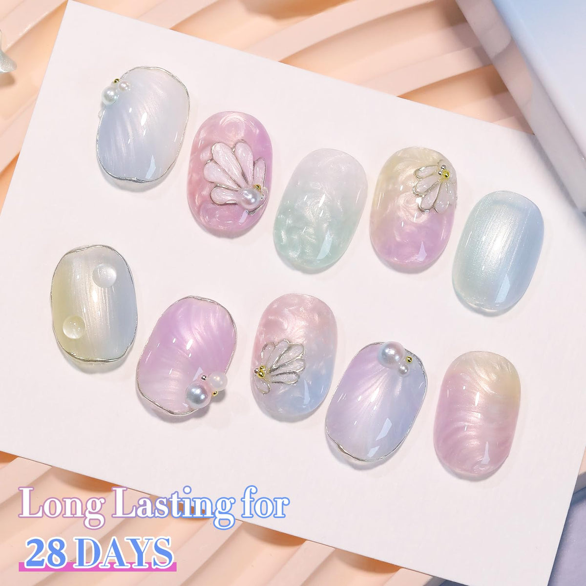 Double Rhythm set arranged as a gift, ideal for DIY nail art and present-ready giving
