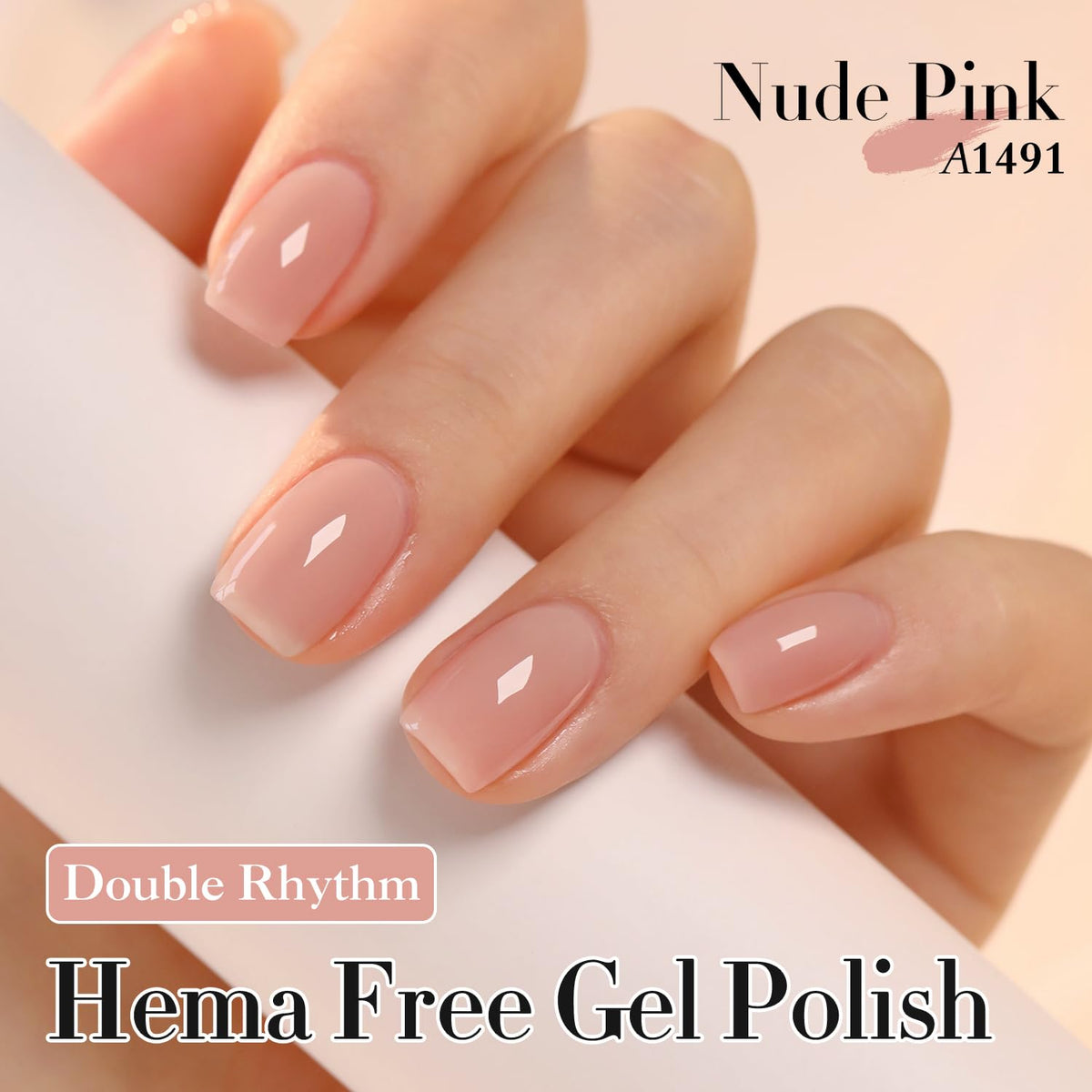 Double Rhythm gold cap detail emphasizing premium handle and precise brush control benefit