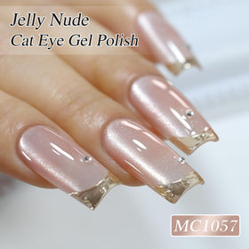 Double Rhythm close-up of holographic cat-eye stripe showing multi-dimensional shimmer