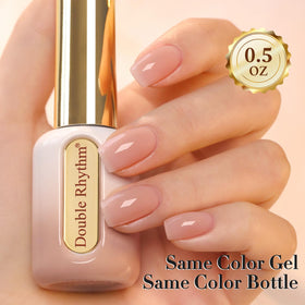 Double Rhythm polish under light reflection displaying high gloss shine and salon finish