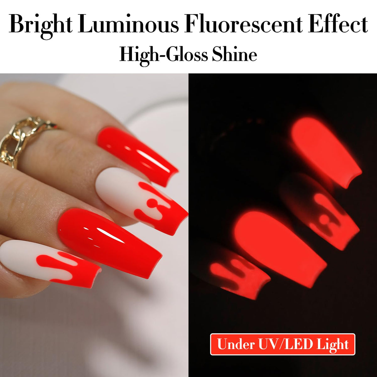 Double Rhythm on-home manicure showing easy DIY use and quick-curing benefit