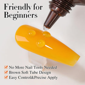 Double Rhythm in-use drawing 3D lines on nail for easy DIY designs