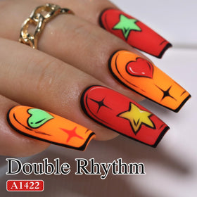 Double Rhythm applied in salon setting showing professional finish and salon-grade result