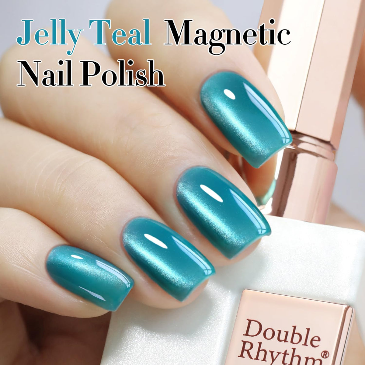 Double Rhythm magnet creating a cat-eye stripe for dramatic reflective effect