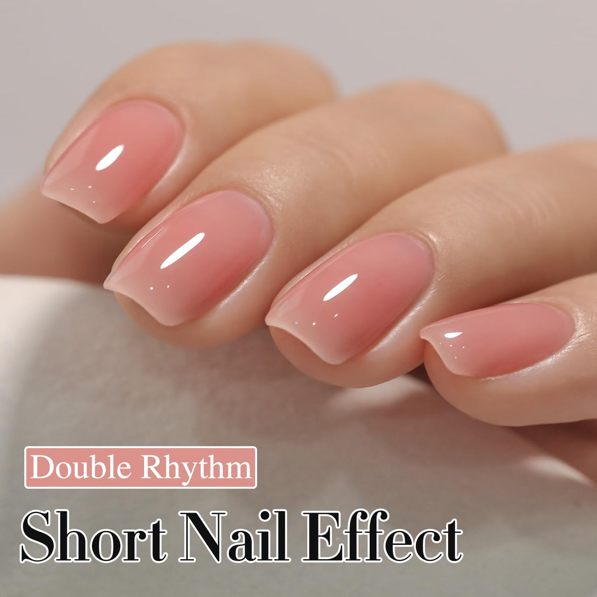 Double Rhythm label and cap close-up highlighting product details and control