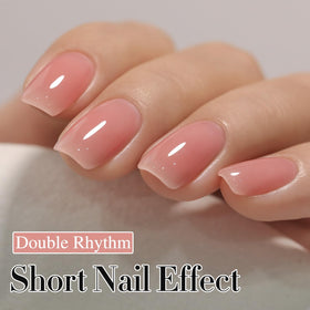 Double Rhythm label and cap close-up highlighting product details and control