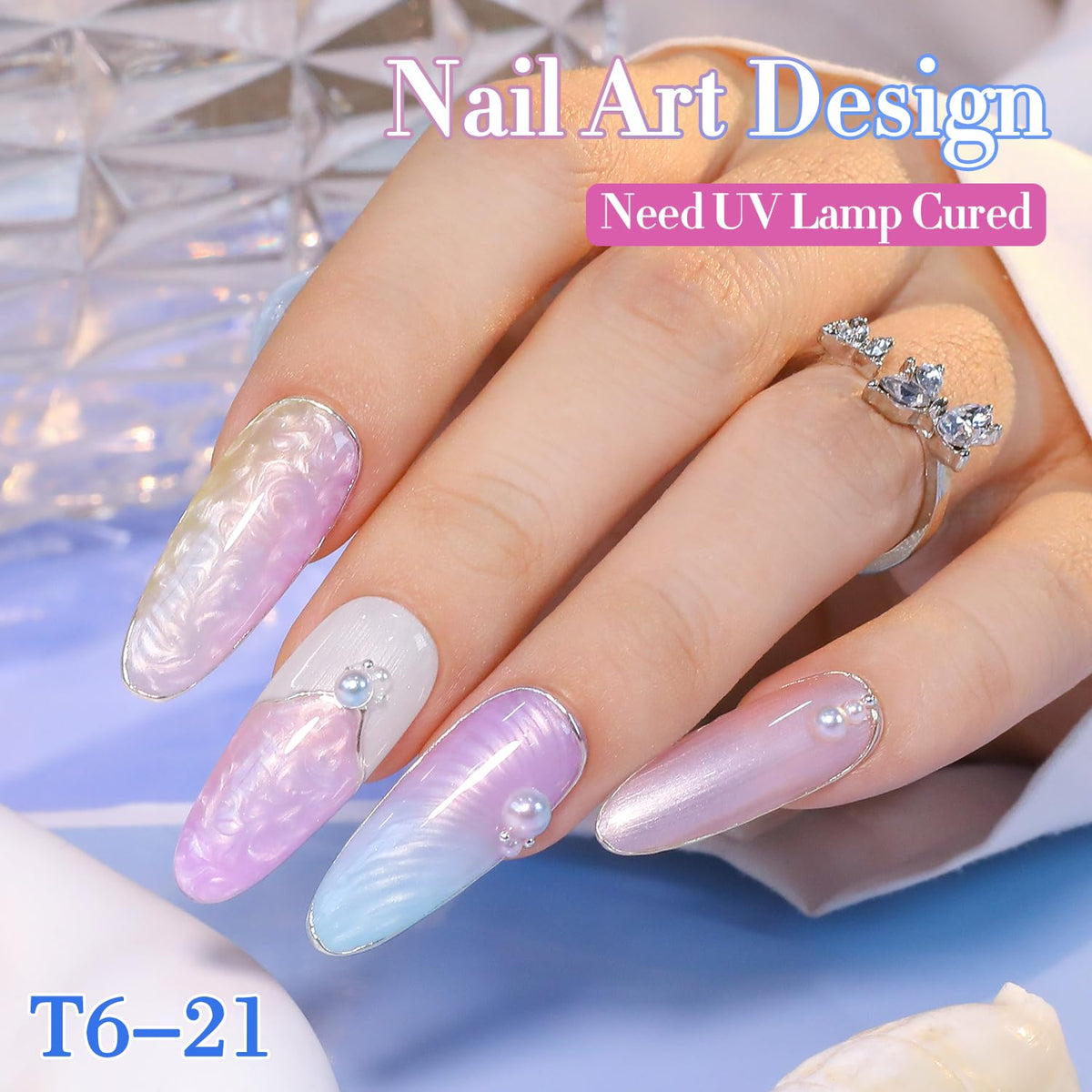 Double Rhythm curing under LED lamp to show proper 60–120s cure for long wear