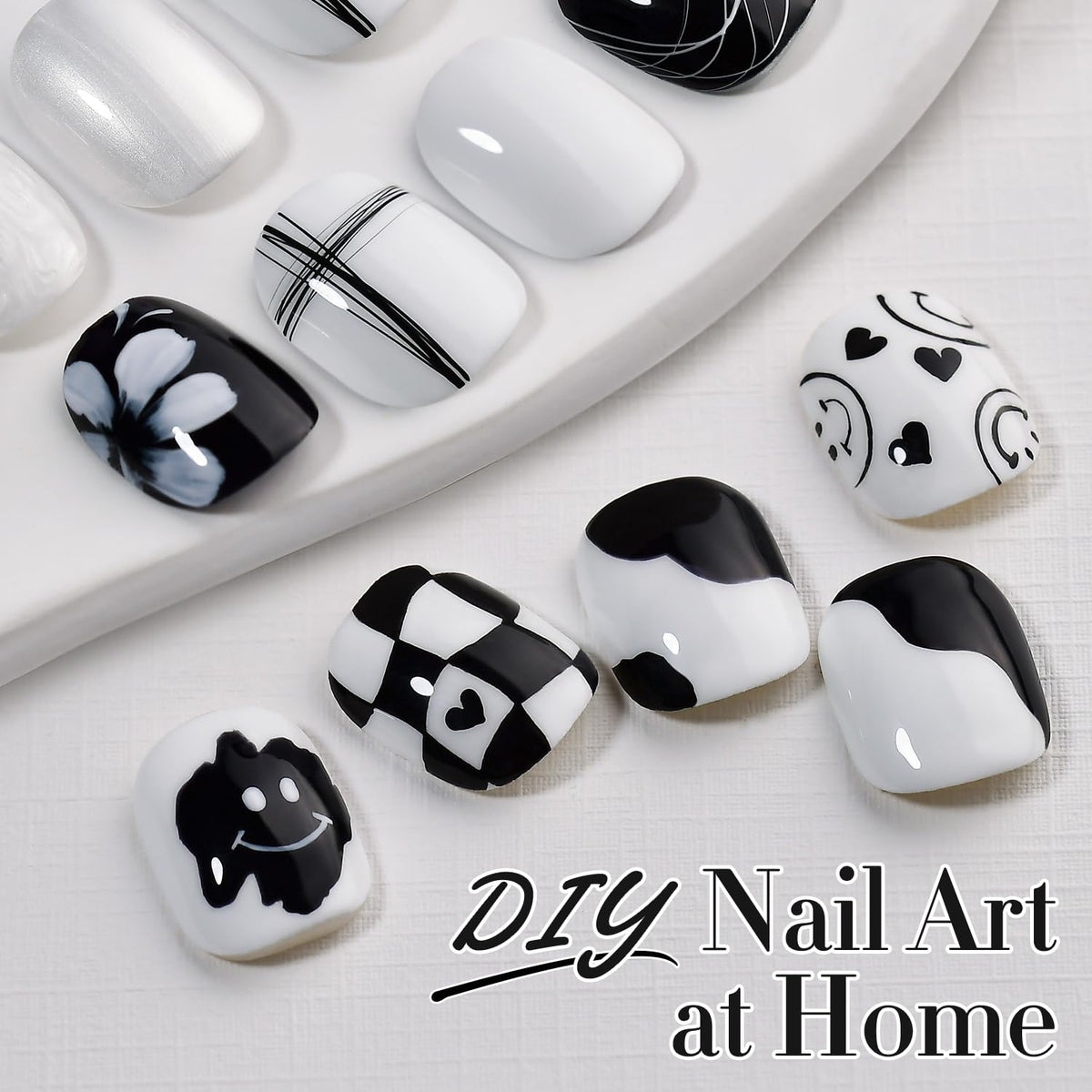 Double Rhythm styled hands at a desk showing salon-quality results at home