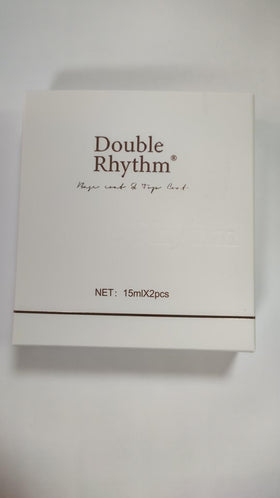 Double Rhythm lifestyle manicure on model hands showing salon-quality look