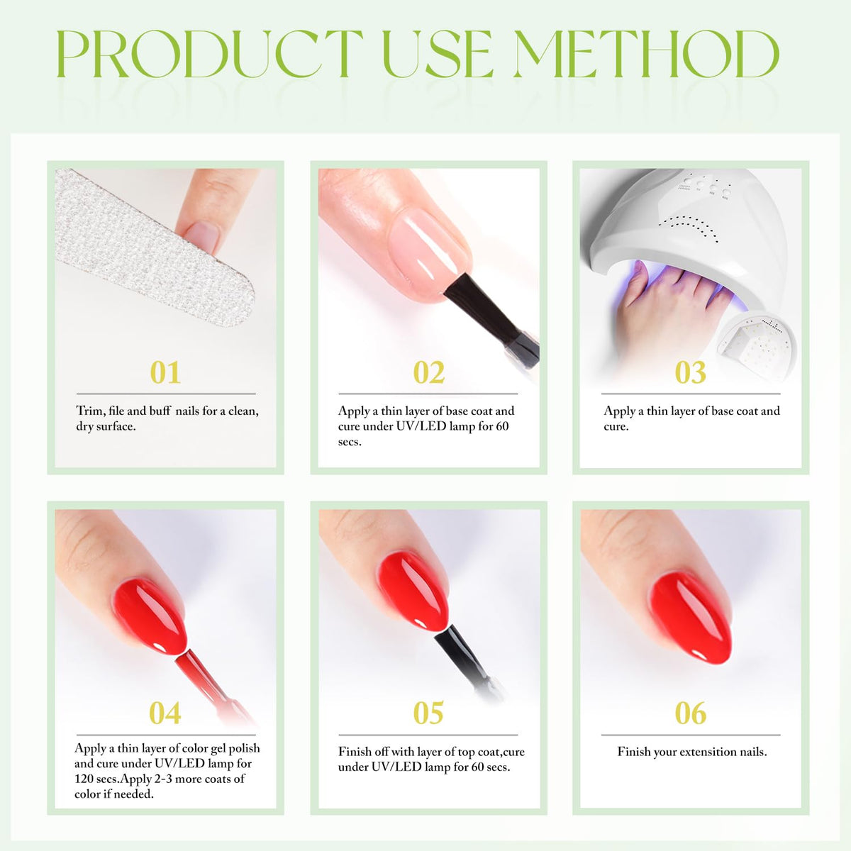 Double Rhythm lifestyle tabletop with manicure set showing salon-quality results