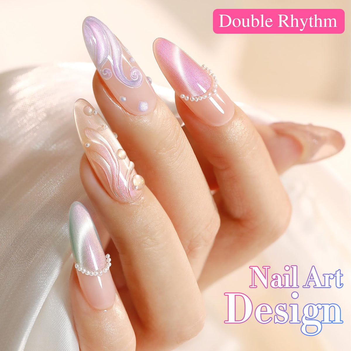 Double Rhythm lifestyle vanity scene showing kit used at home for DIY manicures benefit