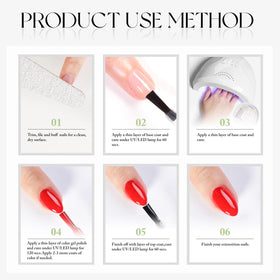 Double Rhythm at-home manicure setup with tools illustrating ready-to-use salon effect