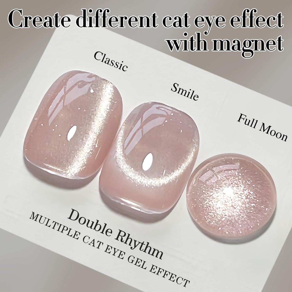 Double Rhythm magnet and cap detail demonstrating tool for cat-eye effect