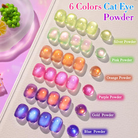 Double Rhythm magnet effect in progress creating cat-eye line benefit