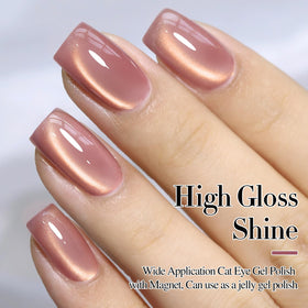Double Rhythm magnet creating cat eye shimmer for dramatic depth
