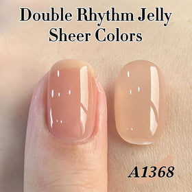 Double Rhythm nail art with layered looks showing versatility for minimal and embellished designs