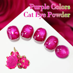 Double Rhythm brush stroke of Pitaya Purple displaying smooth application and shimmer