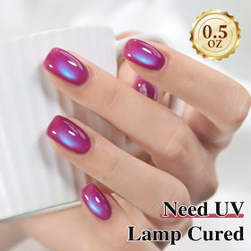 Double Rhythm application scene with technician using LED lamp for curing