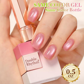 Double Rhythm 15ml bottle next to coin size showing actual volume and portability benefit