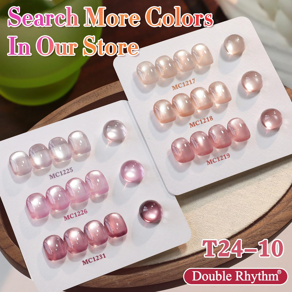 Double Rhythm bottle beside coin showing 15ml size and portability benefit